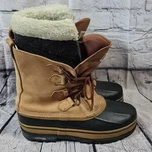 Men\'s Winter Carnival Snow boots brown Amazon.com | Mens Sorel Caribou Waterproof Snow Boots Winter  main image 2